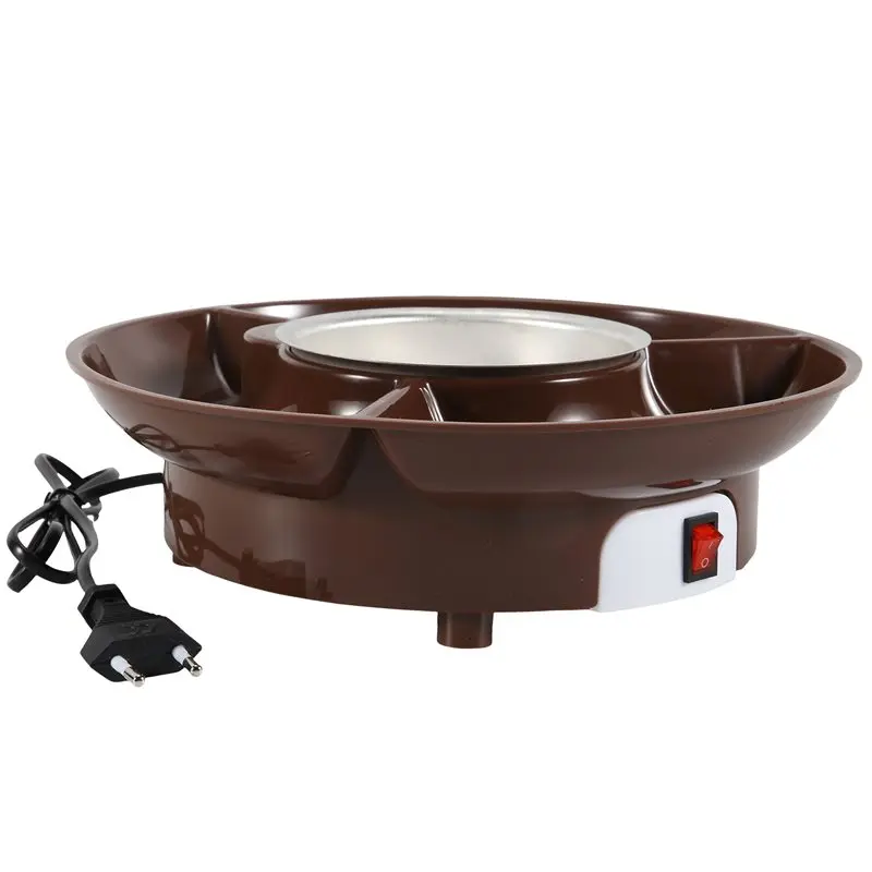 10Oz MINI Electric Chocolate Melting Pot Cute Chocolate Fondue Fountain Warmer Machine For Milk Chocolates Cheese Butter UK Plug