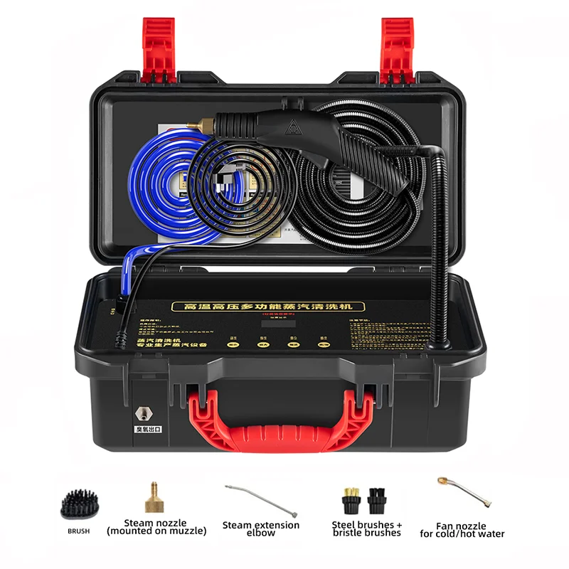 منظف البخار المنزلي التجاري ، تنظيف قلوي ، غطاء نطاق تكييف الهواء للمطبخ ، سيارة ، شو