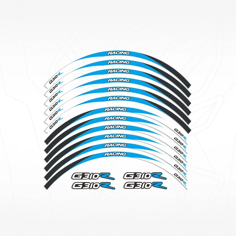 17inch Motorcycle Wheel Sticker Reflective Rim Stripe Decals Accessories Waterproof Tape For G310R G 310 R g310 r g 310r