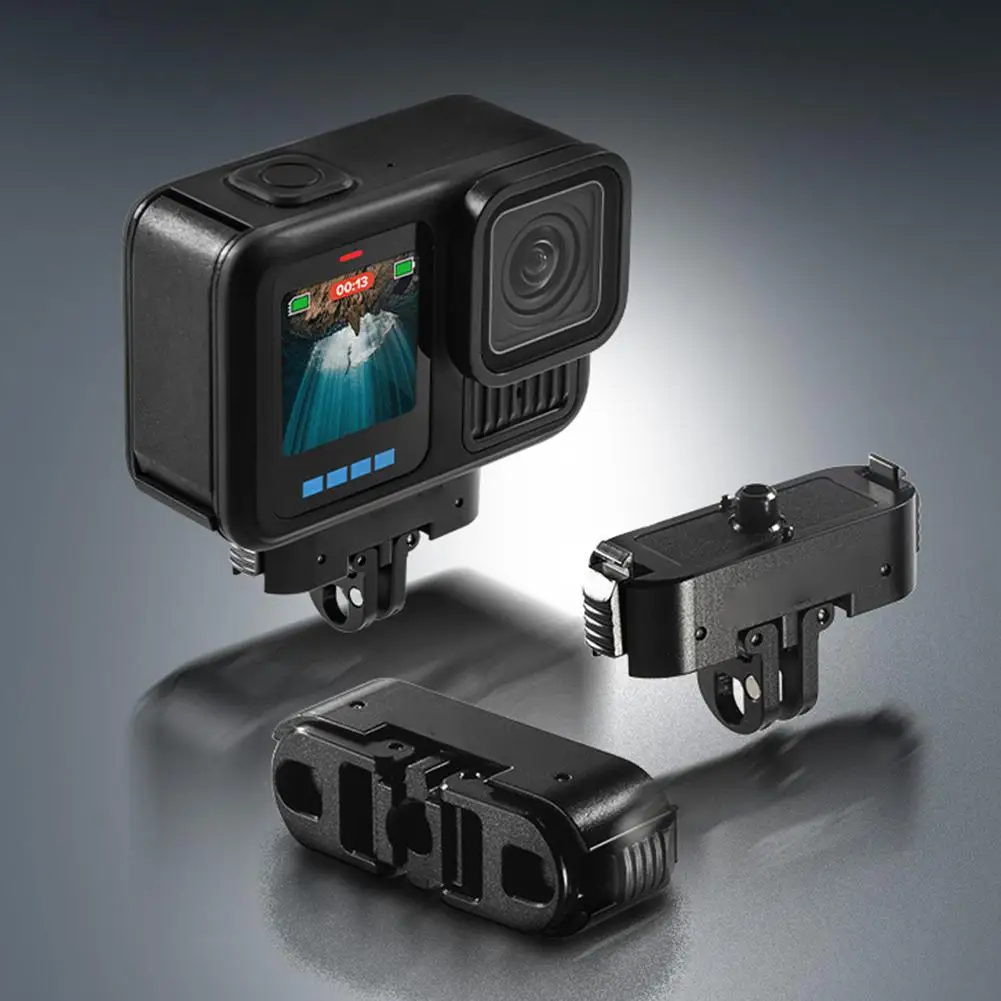 Адаптер для крепления штатива для GoPro13 1/4 дюйма, адаптер для крепления, магнитная присоска, металлическая защелка, адаптер для камеры, аксессуары