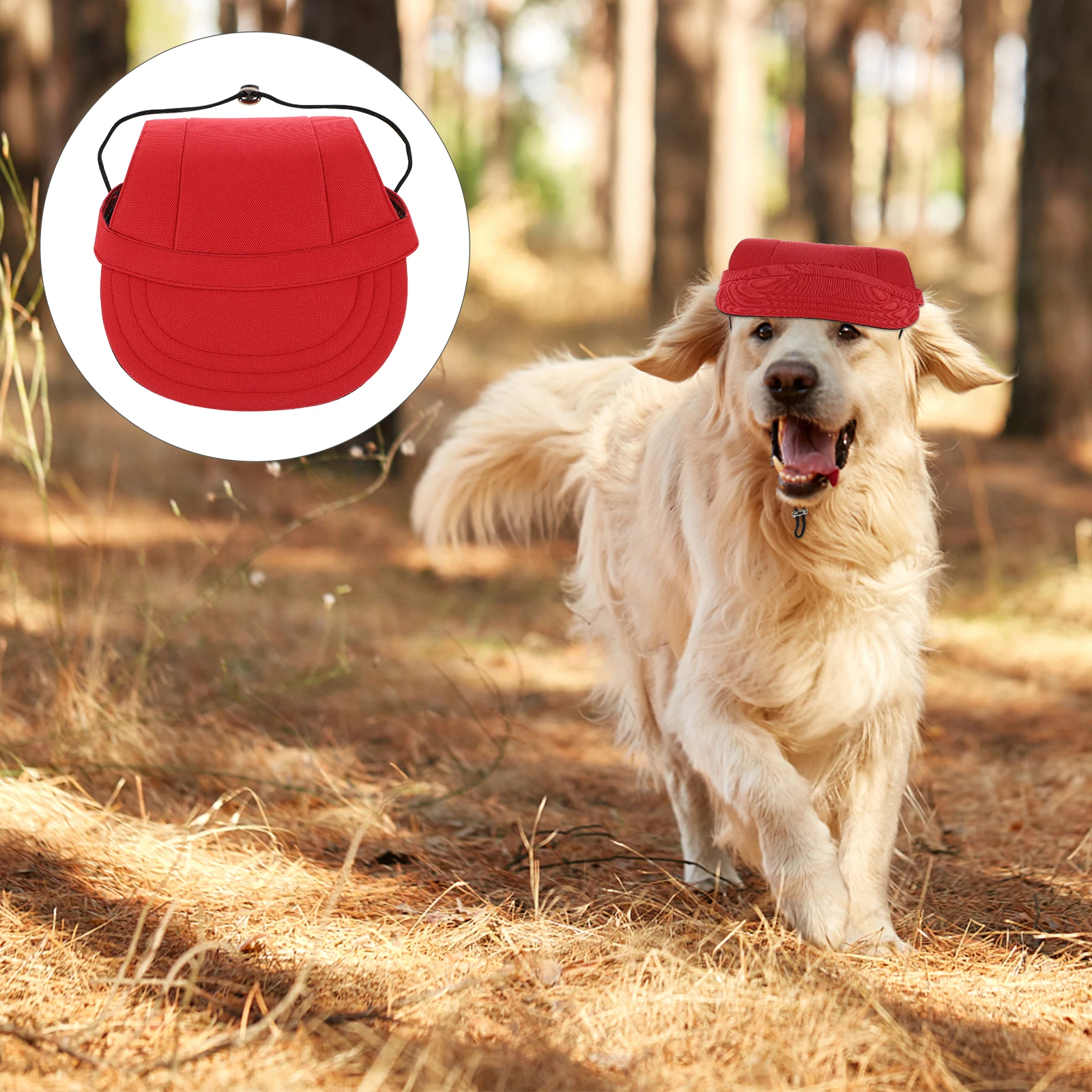 

Pet Cap Summer Hat Sun Protection for Dog Pets Baseball Adjustable Puppy Visor Has