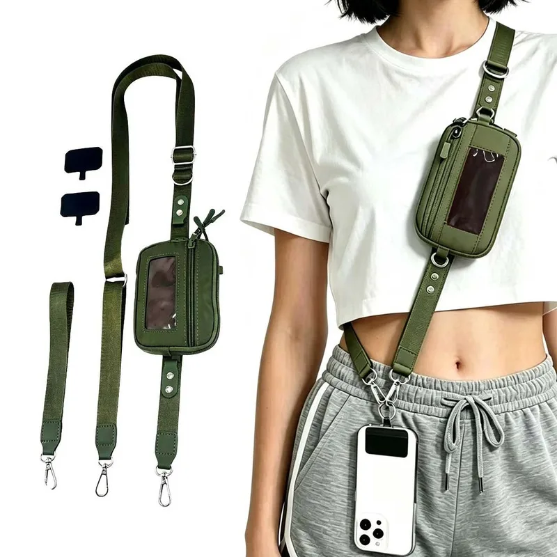 Small Crossbody Chest Bag for Women, Hands-Free Mini Pouch for Daily Commuting, Walking, Shopping, Short Trips and Casual