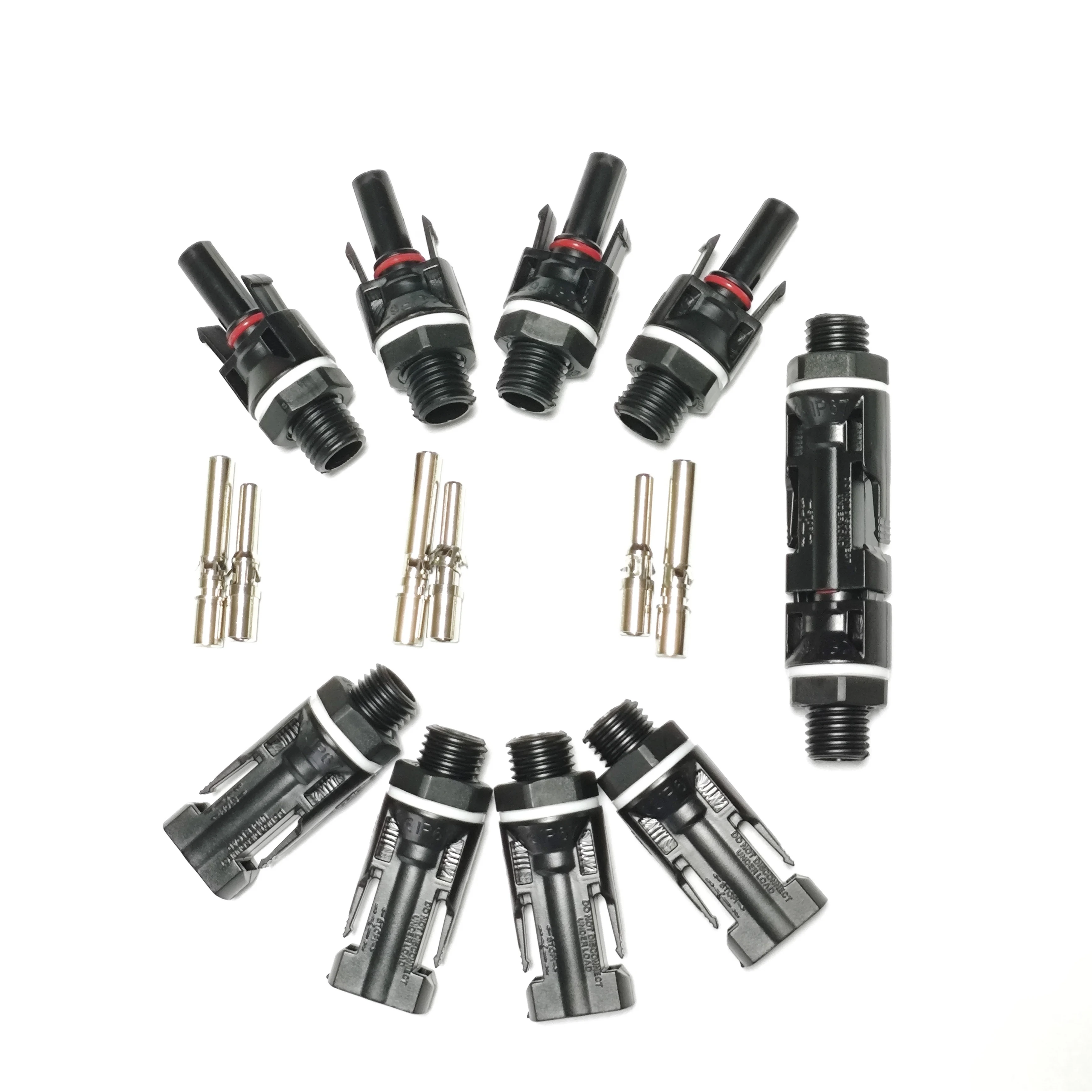 1/3/5/10 Pairs/Lot Solar Panel Mount Connector M12 Thread Solar Male Female Connectors for Inverter DC Combiner Box Installation