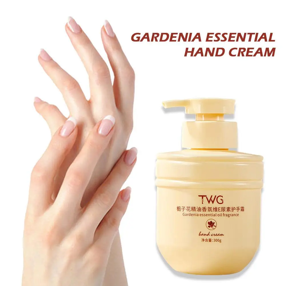 300ml Gardenia Essential Oil Fragrance Vitamin E Urea Cracking Cream Peeling And Hand Drying Moisturizing Type Press Anti Q9L6