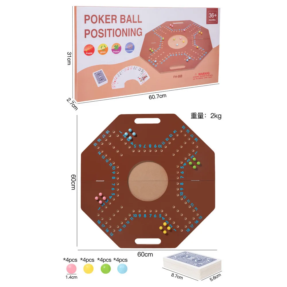 Arabic Wooden Toy Chess Backgammon Cards Bead Game Puzzle Board Kids Family Party Fun Educational Intelligence Toys
