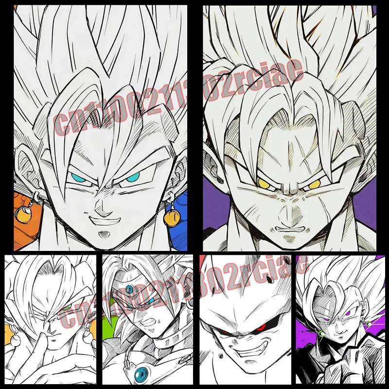 

Classic Dragon Ball Wukong Vegeta Poster Canvas Painting Studio Aesthetics Room Simple Fashion Art Wall Decoration Oil Painting