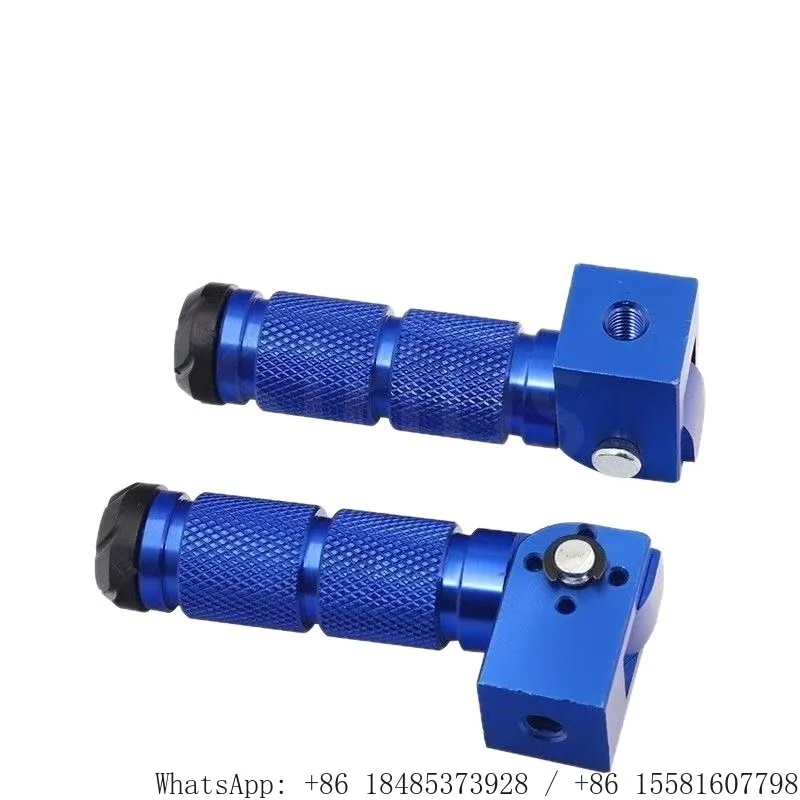 Aluminum CNC Folding Foot Pegs Rear Front Footrest Pedals for Modified Motorcycle Scooter Electric Bike Accessories