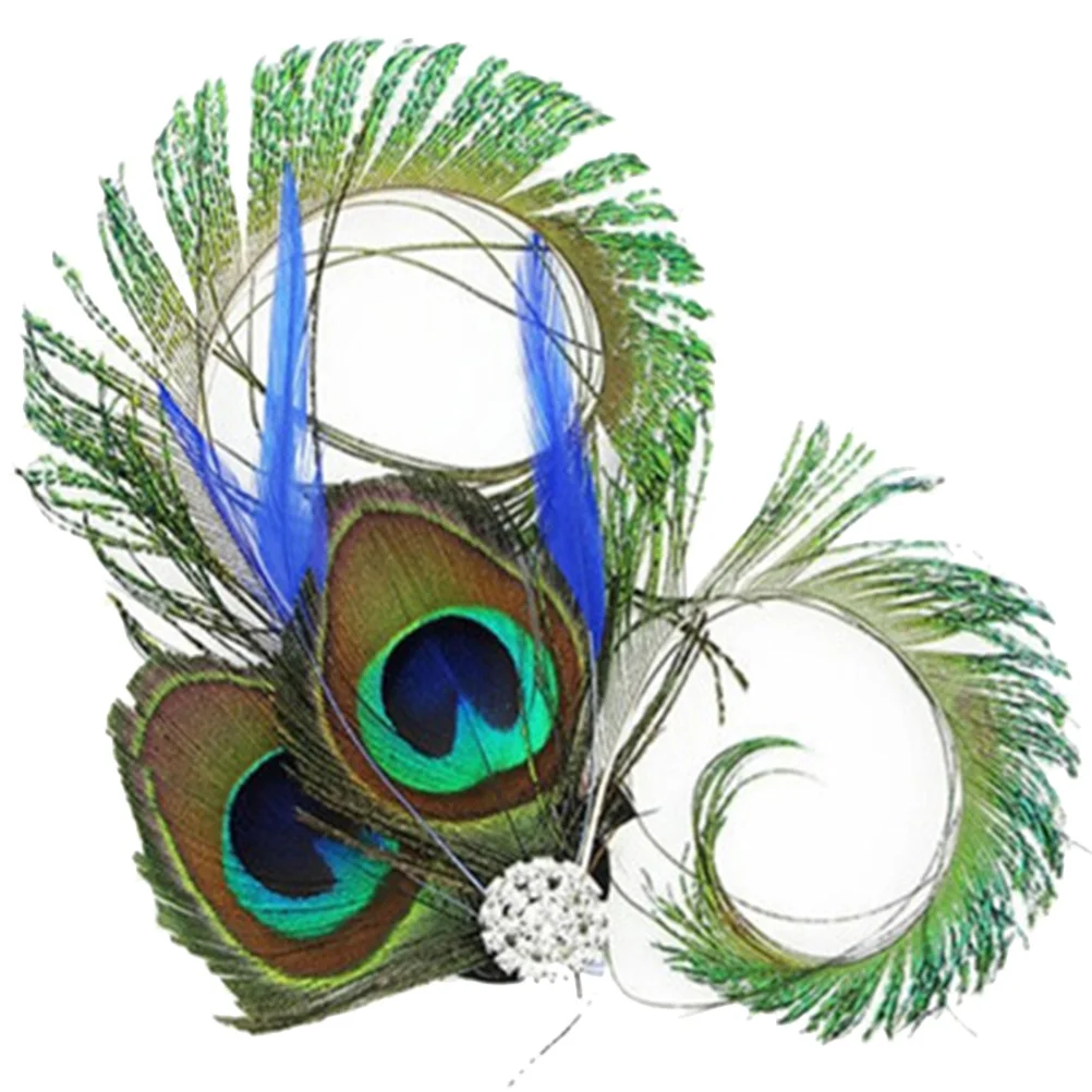 

Women Fascinator Hair Clip Exquisite European Style Lightweight Comfortable 20S Headpiece for Tea Party Halloween Festival Wear