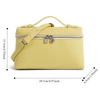 Premium sense of niche lychee grain shoulder bag simple fashion lunch box women's bag exquisite mini handheld crossbody bags - Image 6