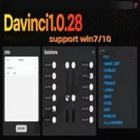 Software Davinci 1.0.28, éxito de ventas en 2025, compatible con Windows 7/10/11, funciona con KESS/KTAG, 3 vendidos
