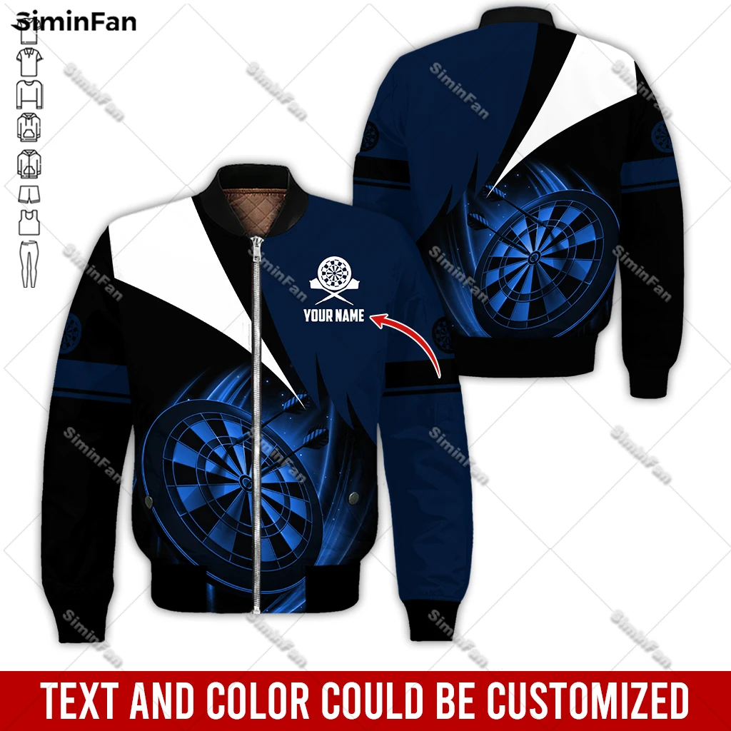 

Custom Name Love Darts Colorful 3D Printed Mens Bomber Jacket Quilted Cotton Coats Male Winter Cloth Unisex Windproof Outwear-3