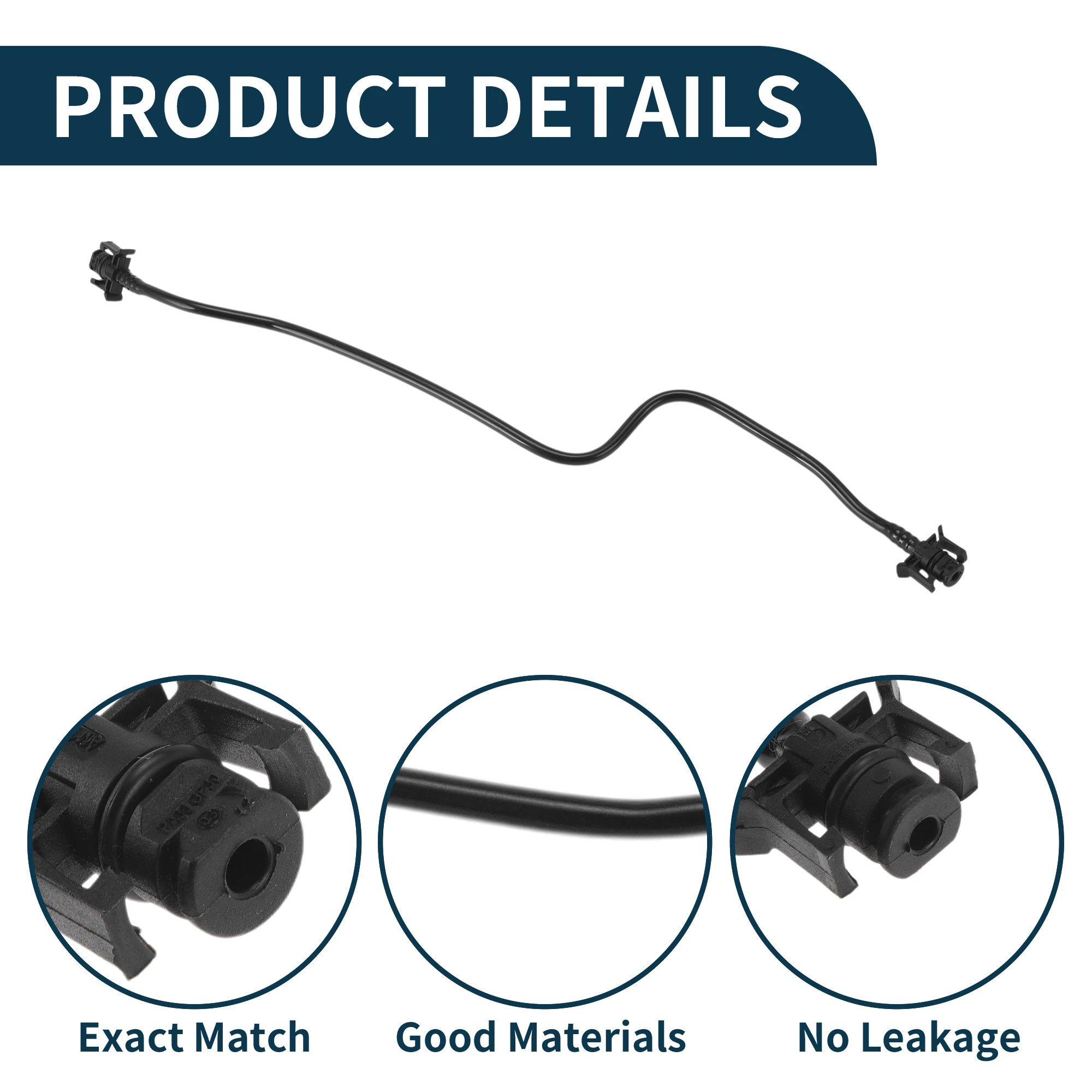 

UXCELL Шланг радиатора Шланг обогревателя Выпускной шланг радиатора No 6G918C012UC для Ford Mondeo 2007-2008 Резиновая трубка охлаждающей жидкости Черный