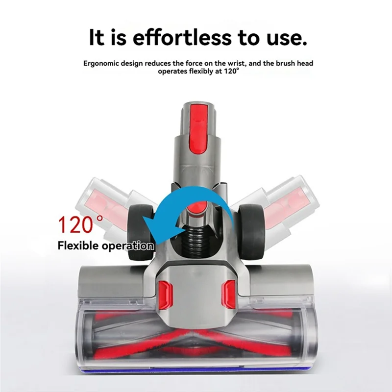 Quick-Release Anti-Tangle CLEANER สําหรับ Dyson V7 V8 V10 V11 V15 เครื่องดูดฝุ่น Hard ชั้นสิ่งที่แนบมา