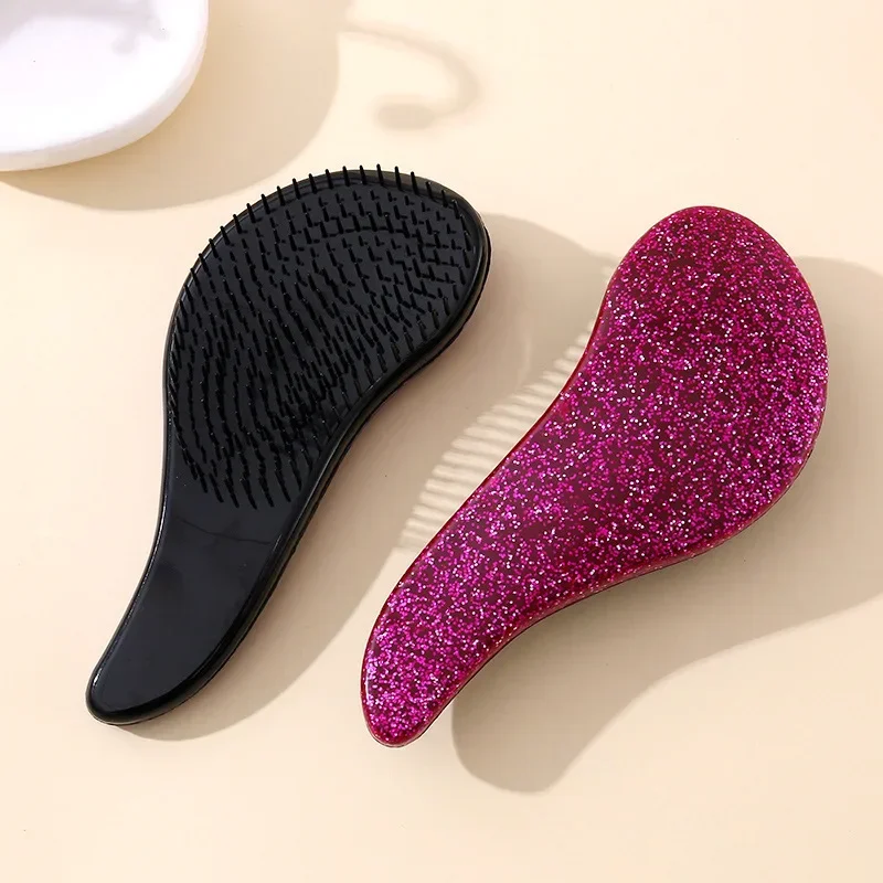 Portable Magic Handle Comb Anti-static Massage Hair Brush Tangle Detangle Shower Massage Hairbrush Comb Salon Hair Styling Tool