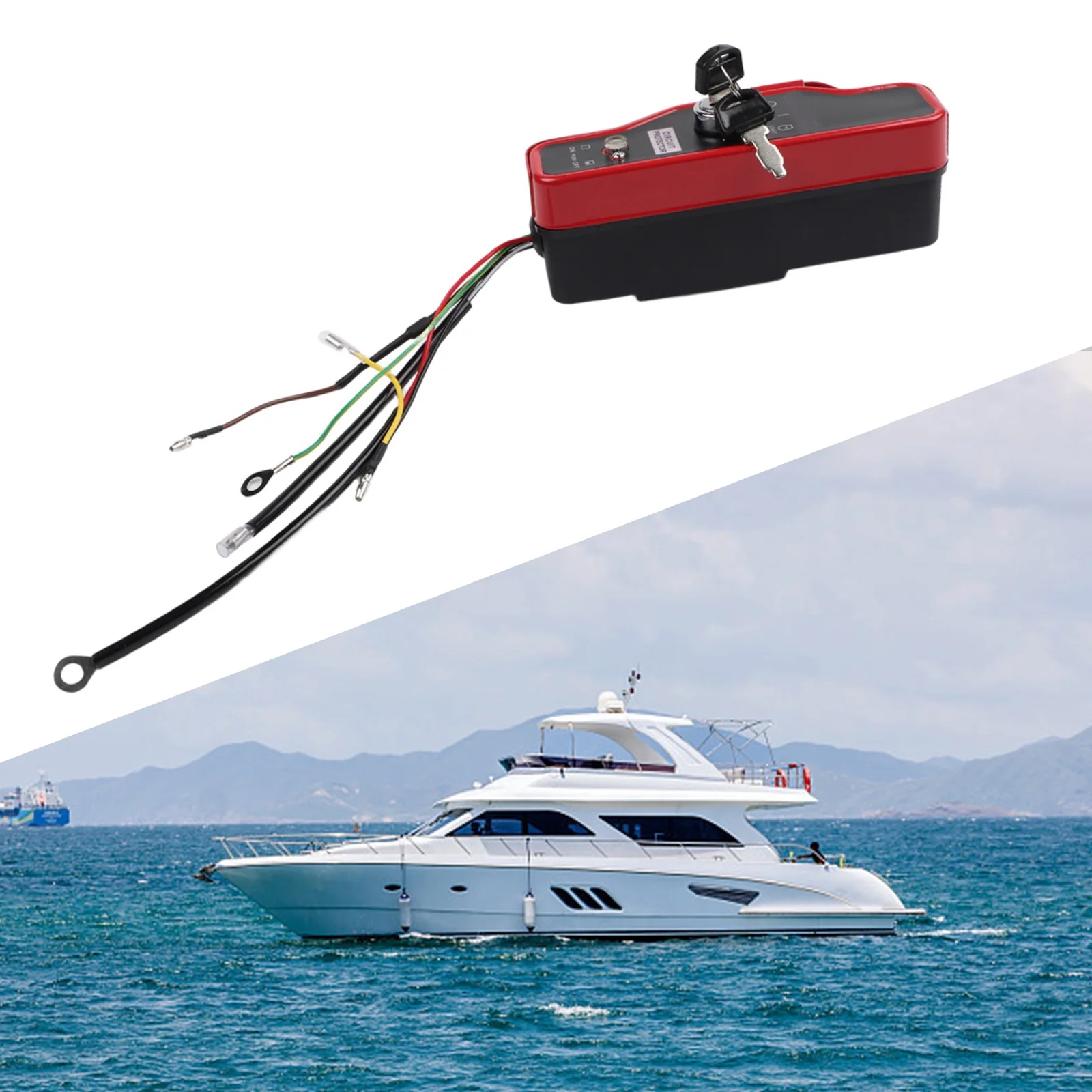 Engine Starter Ignition Switch Metal And Plastic Construction Stable Electrical Contact Compact Design Includes 2 Keys For GX340