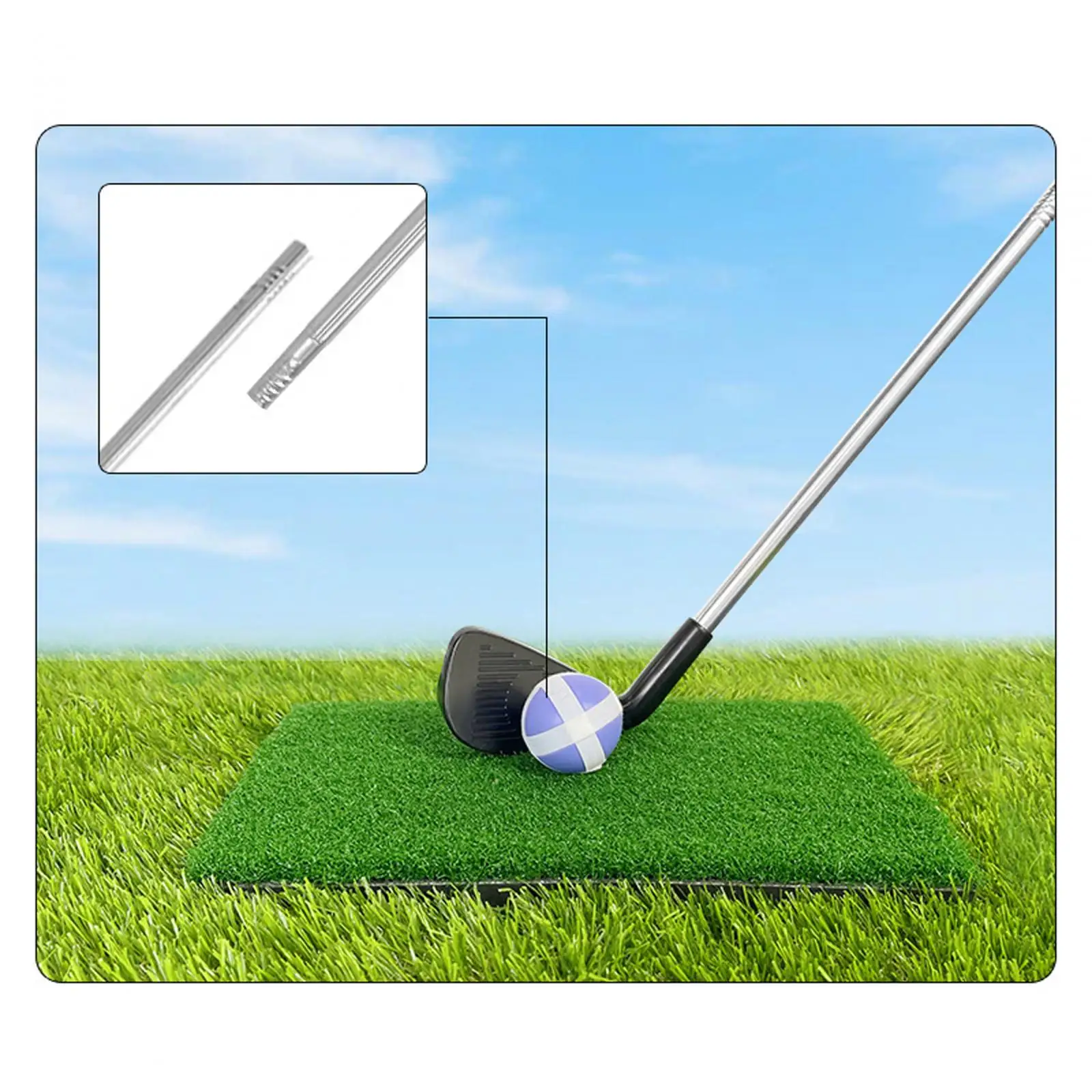 Golf Wedge Portable Golf Chipper Club Golf Course Supplies Equipment Gift for Outdoor Toy Sports Unisex Adults