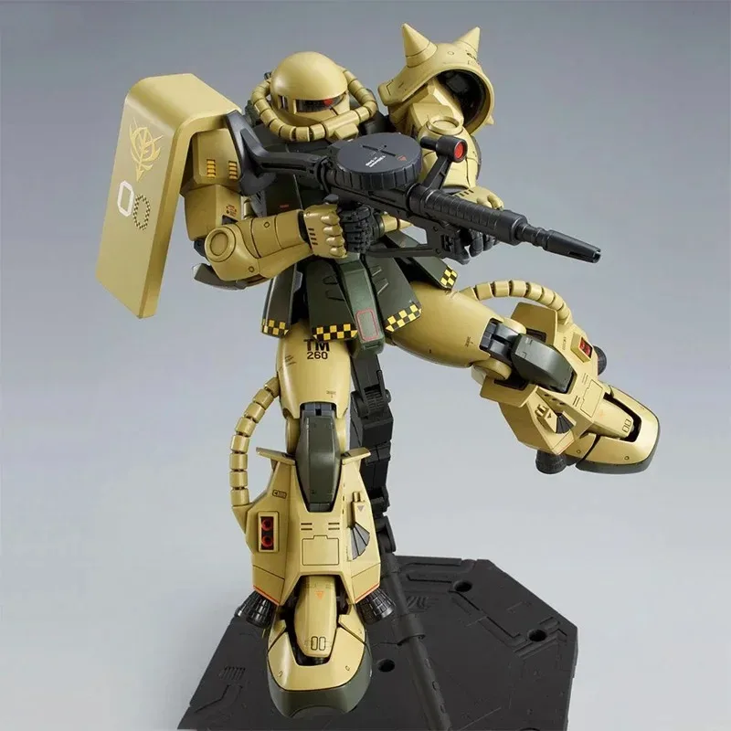 Bandai Box MG 1/100 MS-06R-1 ZAKU2 ПРИНЦИПЛИЧЕСТВА ЗЕОНА BRENISS OX'S CUSTOM Аниме Полная сборная фигурка Модель игрушки Giftkids