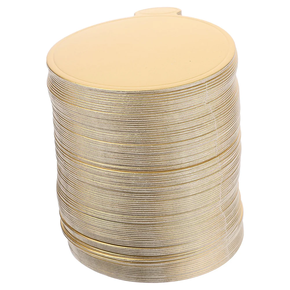 200 folhas descartáveis de placa de bolo de mousse bases redondas para decorações de festa de aniversário de casamento mini placas de bolo