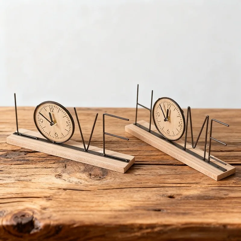 

Hot Multifunction Desktop Clock Perfect for Holiday Party Background Home Bedroom Living Room Decoration Present