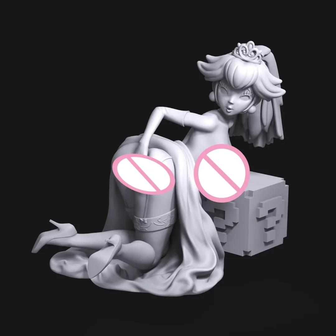1/24 Scale Resin Figure Princess Mario Peach Nsfw Assemble Model Kit Unassembled and Unpainted 3D printing toy