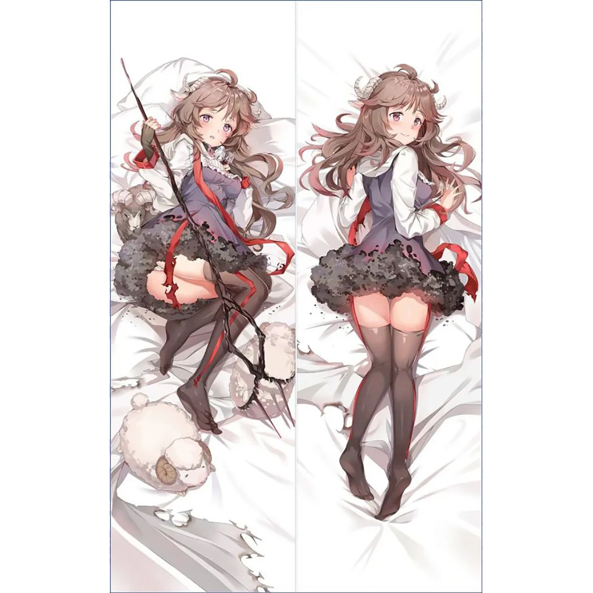 

Anime Arknights Eyjafjalla Two-dimens Anime Game Dakimakura Pillowcase Hugging Body Pillow Cover No Filler