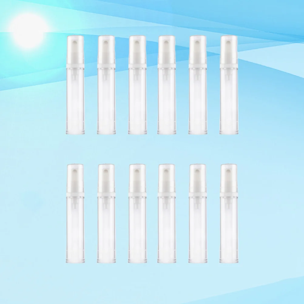 

12pcs Empty Spray Bottles 5Ml Fine Mist Refillable Press Pump For Travel Subpackaging Essential Oils Sunscreen Aromatherapy