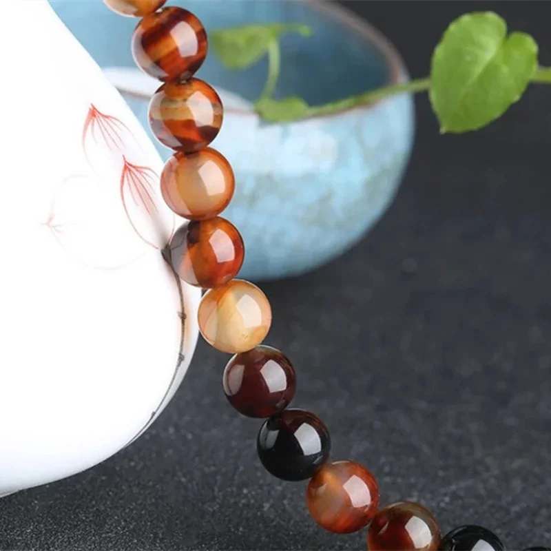 Natural Carnelian Bead Diy for Jewelry Making Натуральный агатовый шарик Diy для браслетов, кулонов и сережек