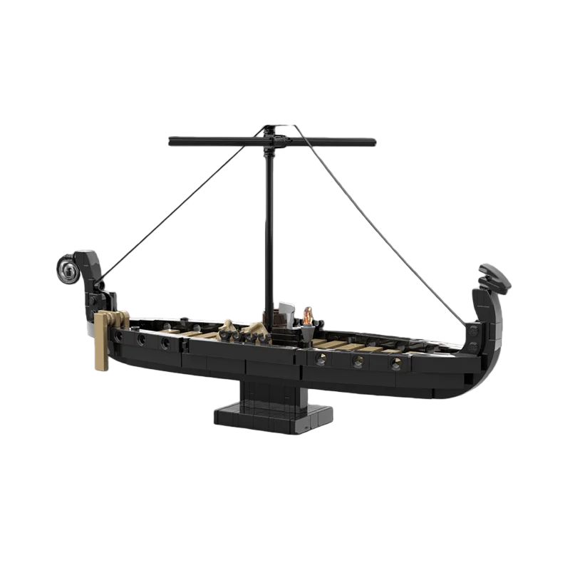 

MOC building blocks Viking ship model figurine creative assembly toy set - ideal gift for any enthusiast during the holiday seas