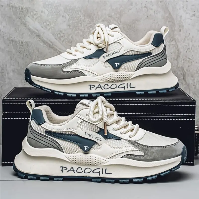 

Новая мужская спортивная обувь, летняя повседневная обувь Forrest Gump, универсальная обувь Feizhi с сетчатой поверхностью, дышащие удобные мужские кроссовки