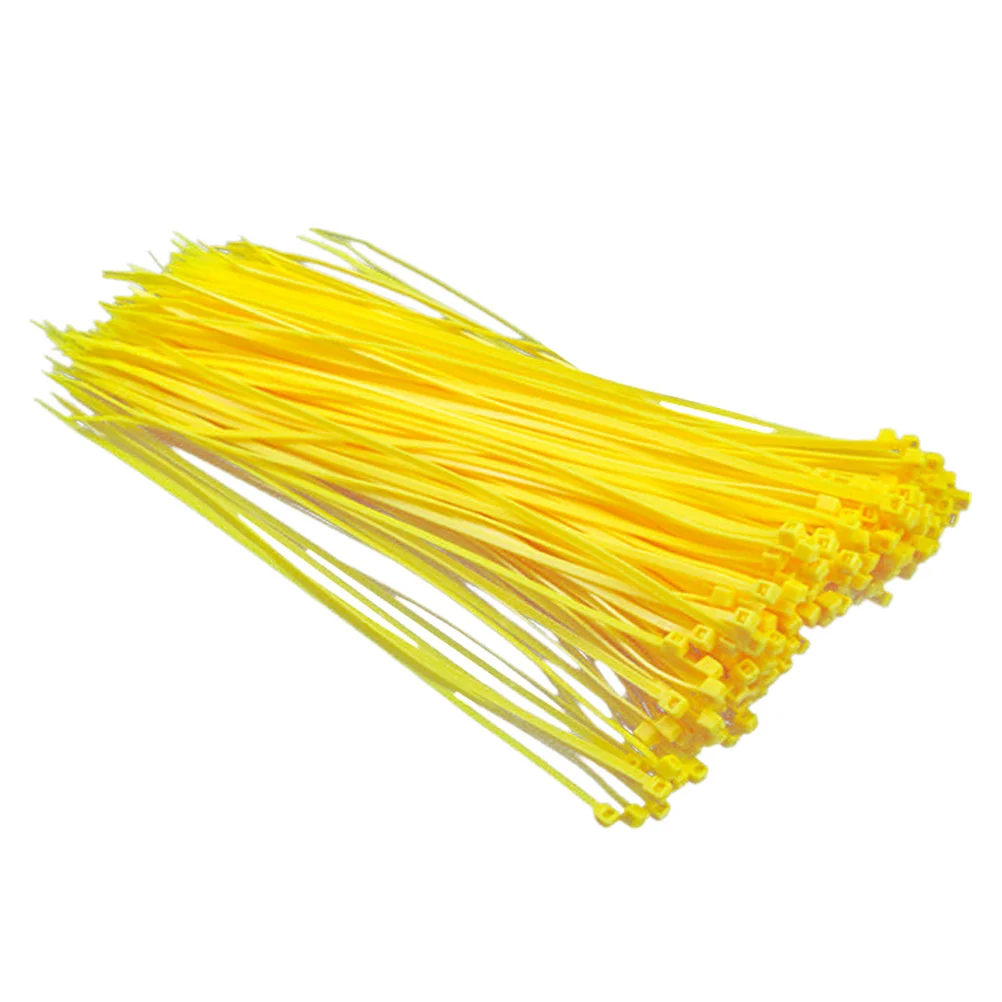 

1000Pcs Cable Ties Nylon Self-Locking Wire Ties for Securing Cables Wires Vines in Tight Spaces Home Office Use Yellow