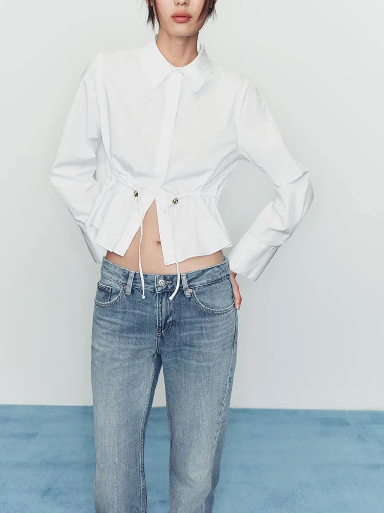 2025년 가을 신상 여성 롱 스커트 V넥 타이드 자수 라인 엘레강트 실크 패셔너블 전통...