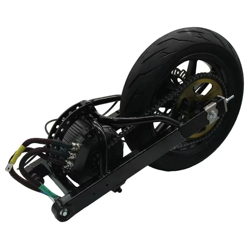 

Aluminum Wheel Chain Street Version Kits 13KW Motor Swing Arm