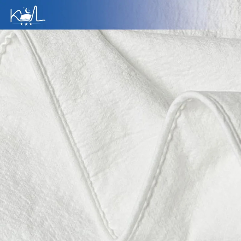 100% Mulberry Silk Summer Quilt, Crinkled Washable Fabric Breathable Cooling Duvet, Queen Size with Gift Paper Box Packaging view 5