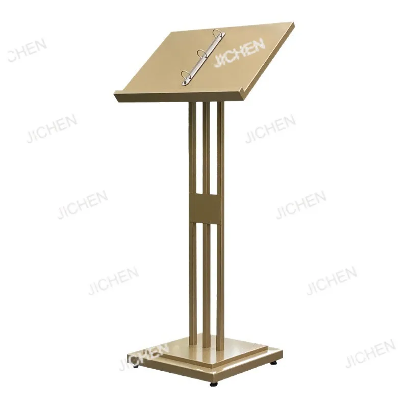 Neu versandte Artike Rack Menú Estante de exhibición Estante de información vertical Hotel Restaurante Recepción Recetas Página abatible