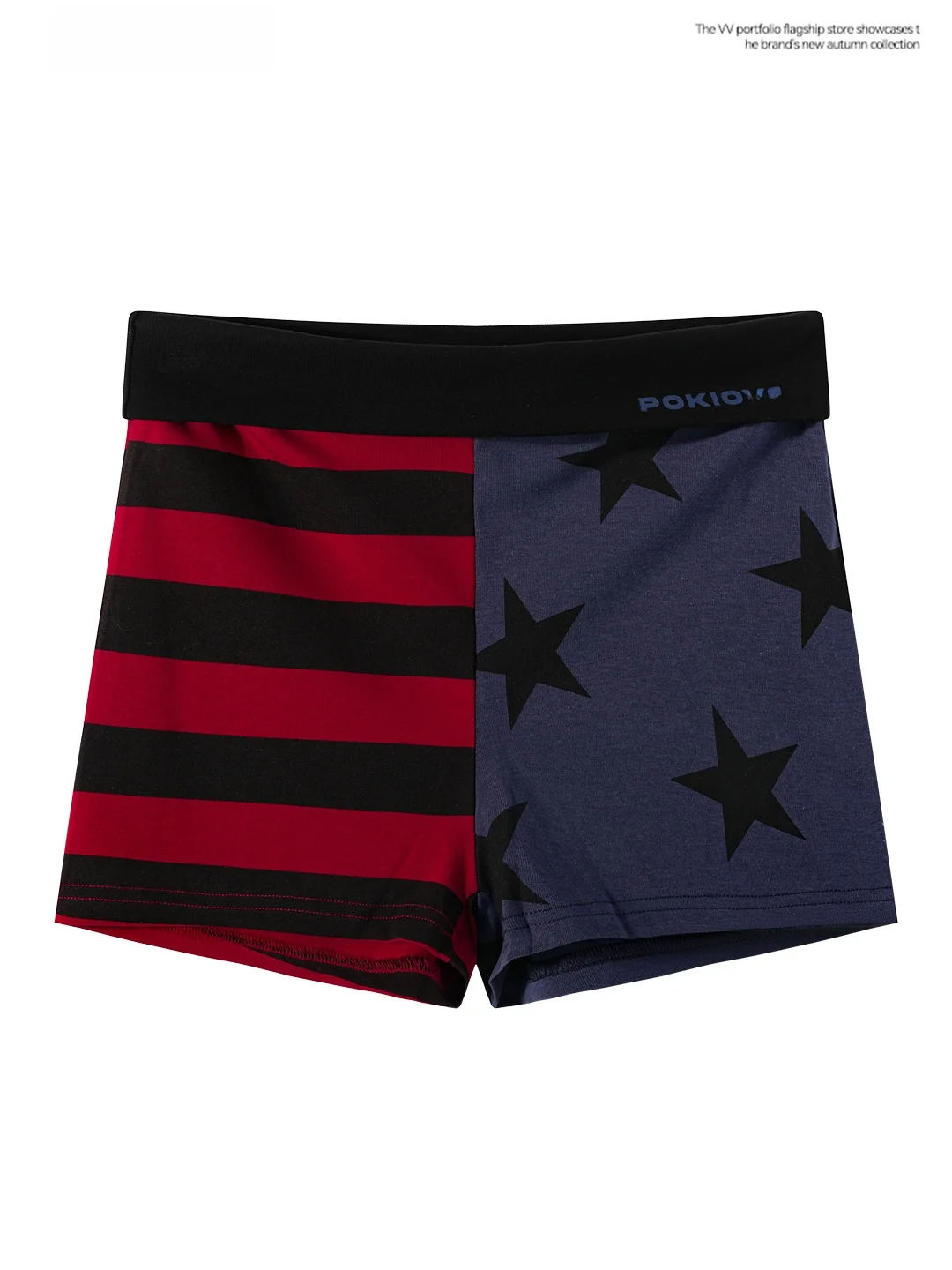 American Style Hot Girl Letter Stripe Star Base Short Pants Women Summer High Waist Lift Butt Tight Small Size Short Pants