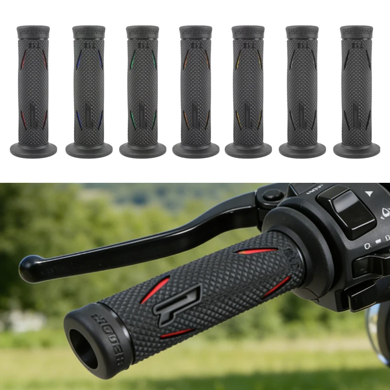 

Motorcycle grip Dirt Bike Grips 7/8" Rubber Bike Handle Grip Handlebar Mx Pillow Top Throttle 22/24mm Bar