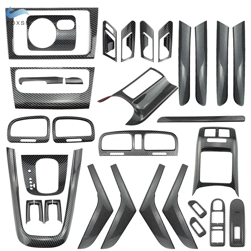 Accessori interni auto per VW Golf 6 GTI MK6 2008 - 2013 Console Pannello cambio / Maniglia porta / Uscita aria Vent Trim Cover