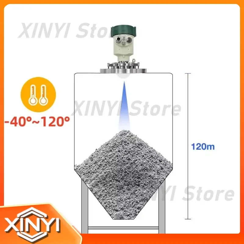 for JUBO 80GHz Level Sensor IP68 Ex d Ia IIC Gb Explosion Proof -40C to 120C 1mm Accuracy Level Measurement