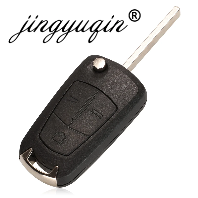 Jingyuqin araba uzaktan PCF7941 anahtar için Opel/Vauxhall Astra H 2004-2009, zafira B 2005-2013 PCF7946 Vectra C 2002-2008 Signium