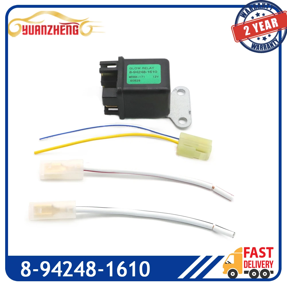 

8-94248-1610 12 В, реле предварительного подогрева, свеча накаливания для Kubota Yanmar для Isuzu Hitachi ZAXIS27U ZAXIS50U ZAXIS40U 8942481610
