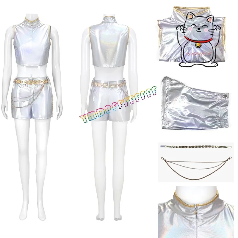 

Лидер продаж, охотничья группа ведьм Rumi K-POP, белая красочная песня, сервер, набор для косплея, новинка для вечеринки на Хэллоуин