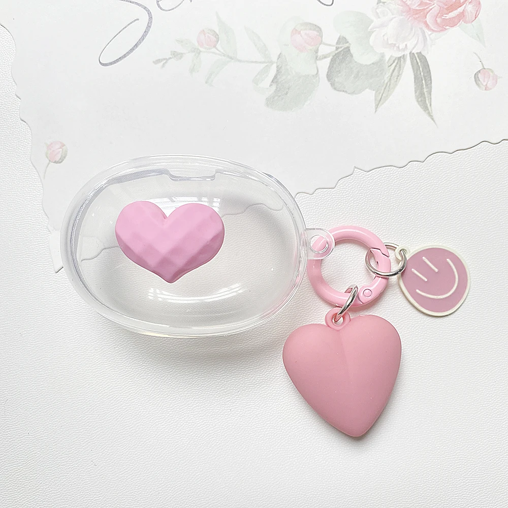 Funda transparente de silicona para auriculares, carcasa de TPU con llavero, alta calidad, a la moda, para Realme Buds Q2 / Q2S