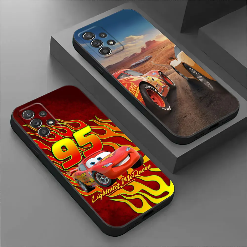 

Cartoon Lightning McQueen Cars Phone Case For Samsung Galaxy A17 A57 A37 A07 A55 A54 A34 A35 A15 A56 A36 A26 A16 A06 Cover Shell