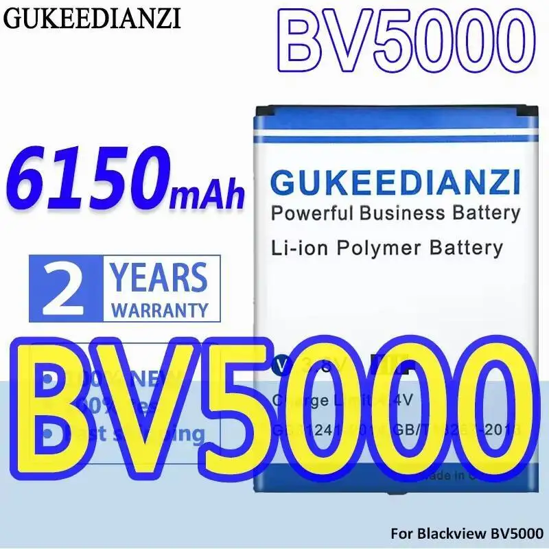 

Для Blackview BV5000 долговечный аккумулятор мобильного телефона 6100 мАч надежное питание