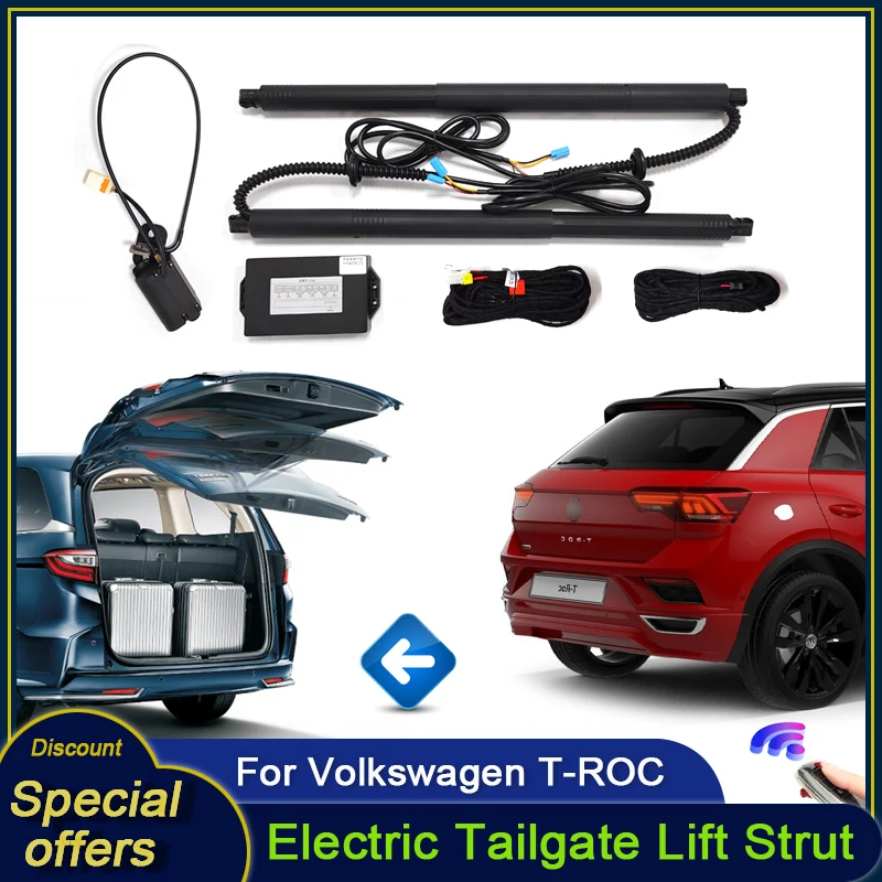 

For Volkswagen T-ROC Tharu Tayron Taos 2017~2024 Car Electric Tailgate Strut Vehicle Power Rear Door Lift System Kit for Trunk