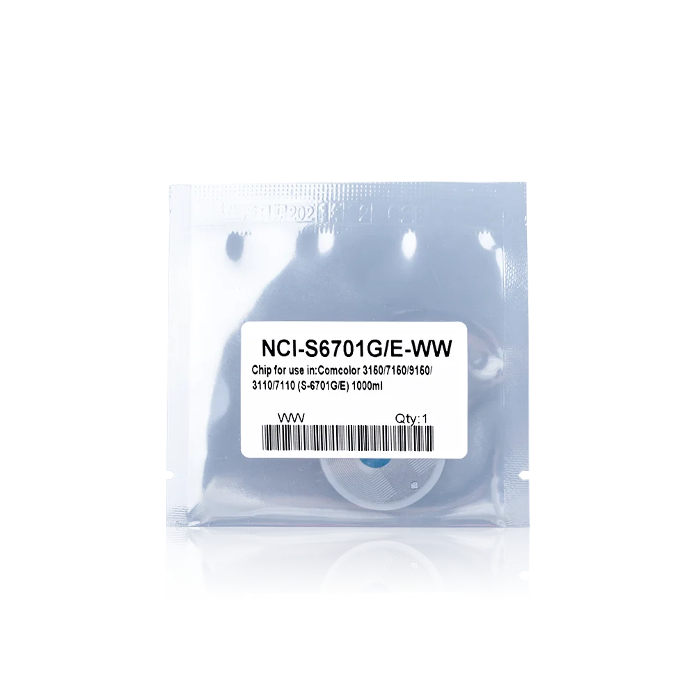 Per Riso S-4670 S-4671 S-4672 S-4867-S-4870 Circuito Integrato Della Cartuccia D'inchiostro Per Comcolor HC5000 5500 5500R Stampante Usa E Getta One Time Chip