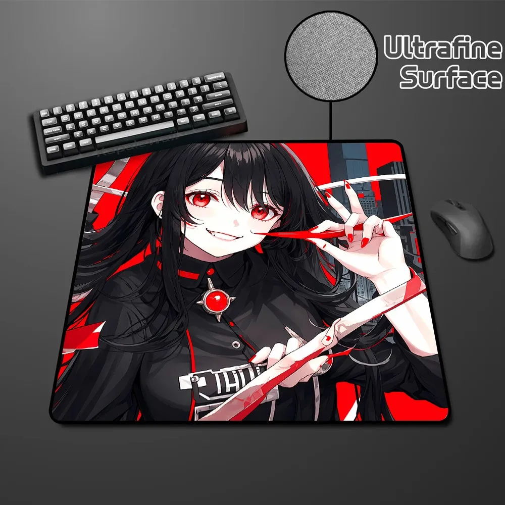 Gaming Anime Girl Mouse Pad Computer Mouse Pad Speed Mouse Mat Gamer Ultrafine Surfa Desk Mat Keyboard Accessories pad 40x45CM