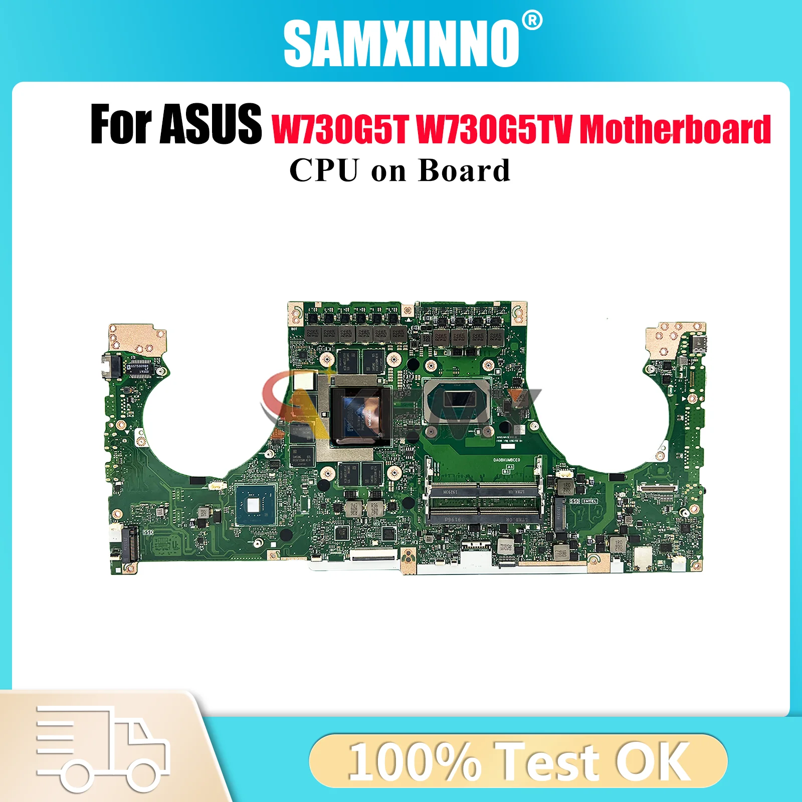 

W730G5T Материнская плата для ноутбука ASUS ProArt W730G5T W730G5TV W730G Материнская плата для ноутбука с процессором 100% тестирование ОК быстрая доставка stk