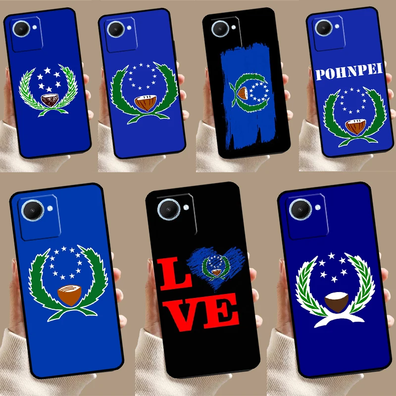 Флаг понпе для Realme 12 9 10 11 Pro Plus C67 C55 C53 C51 C35 C33 C30 C25s C21Y C31 GT5 GT Neo 6 Чехол