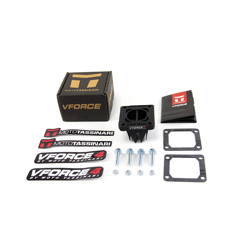 Válvula de Láminas para Motocicleta Vforce 4 V4144 V-Force 4 para Yamaha YFZ350 YFZ 350 RX135 RXZ135 YZ125 Banshee 350 RD350 Kit de Fibra de Carbono